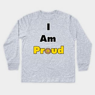 I am proud (Intersex) Kids Long Sleeve T-Shirt